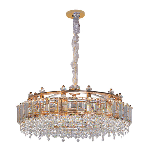 Postmodern Glass Pendant Light Vintage Chandelier for Living Room