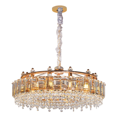 Postmodern Glass Pendant Light Vintage Chandelier for Living Room